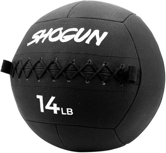 Shogun Sports. Rugged Medicine Ball. Highly Durable Wall Ball for Strength and Conditioning, Military, Cross Training & Home Workouts.