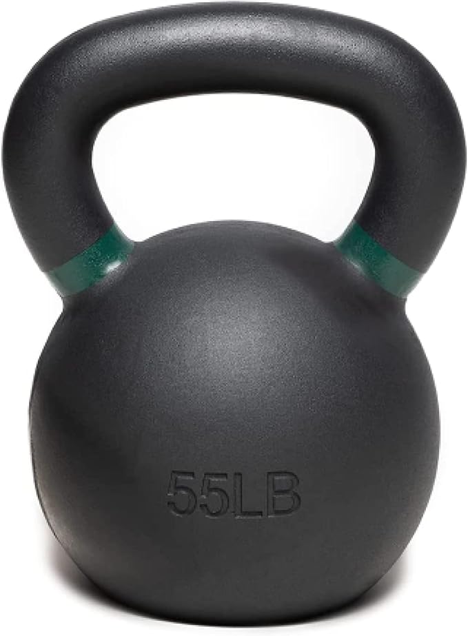 Kettlebell Kings Powder Coated Kettlebell Weights 5-90 LB | Workout Gym Equipment & Strength training sets for Women & Men | Durable Coating for Grip Strength, Rust Prevention