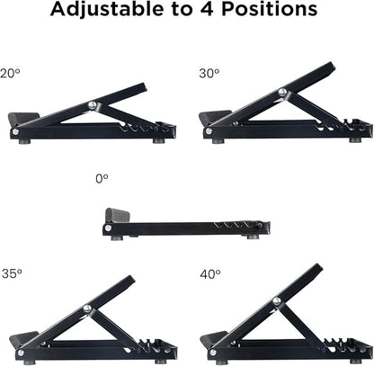 Steel Slant Board for Calf Stretching, Achilles Heel Stretcher Slant Board for Squats, Adjustable Ankle Stretcher, Incline Board for Calf Ankle and Foot Stretching, Calf Muscle Stretch Wedge.