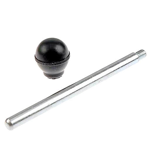 1Pack 3/8" Dia Round Black KNOB Weight Stack Pin Stainless Gym Equipment Locking Weight Loading Pin Strength Training Multifunction Replacement Part ，FREE Lanyard (1Pack, Φ3/8in x 4-1/4in)