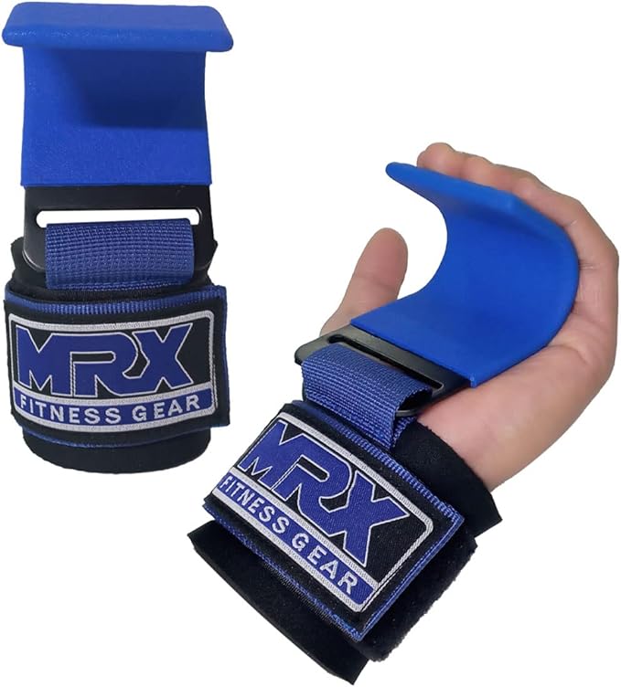 MRX Power Weight Lifting Straps Wrist Support Heavyduty Gym Training Bandage Cordura Hook Deadlifting Wraps