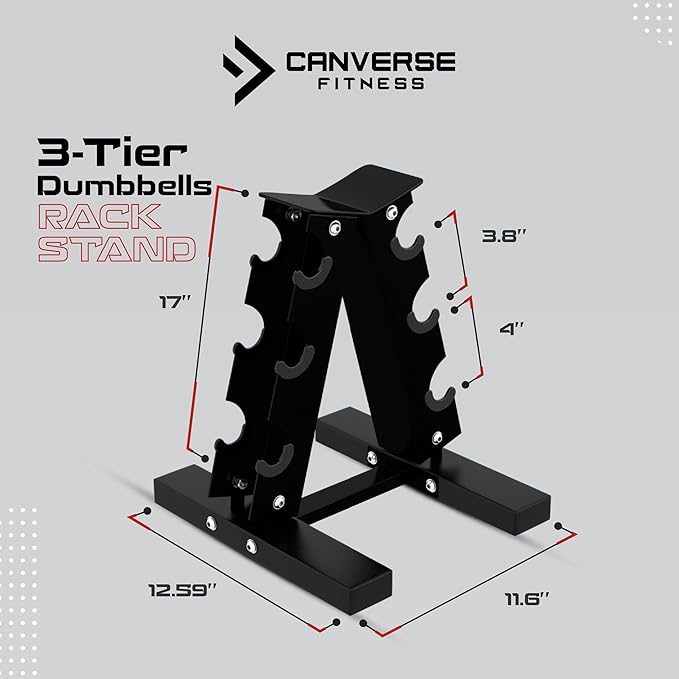 A-Frame Dumbbell Weight Rack storage Rack, Steel Dumbbell Holder, Dumbbell Stand & Weight Racks for Home Gym, (Rack ONLY)