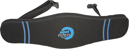 Aqua LEISURE New Aqua Water Fitness Deluxe Flotation Belt – Adult Aquatic Swim Belt for Water Aerobics and Other Pool Exercise – Black/Blue, (AZF21363) (Packaging may vary)