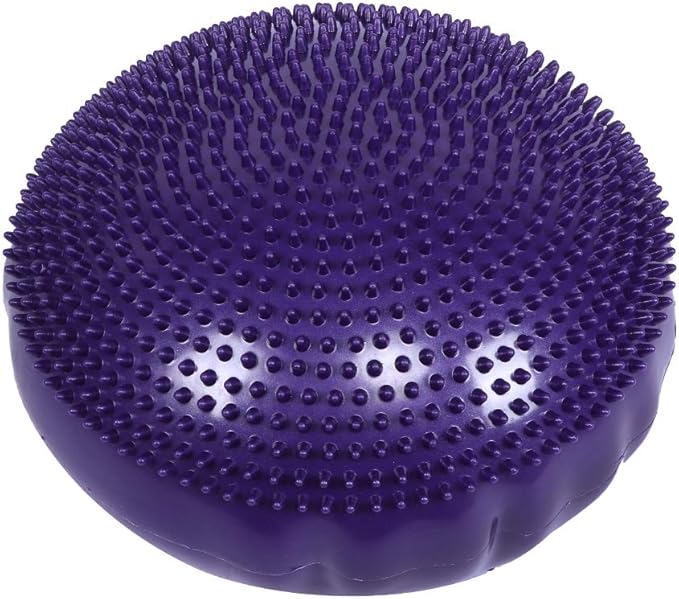 Soft Yoga Balance Board,Disc Gym Stability Ball,Yoga Ball Chair,Air Cushion Massage Pad,Balance Trainer Fitness Strength Exercise Workout,Without Inflator Pump