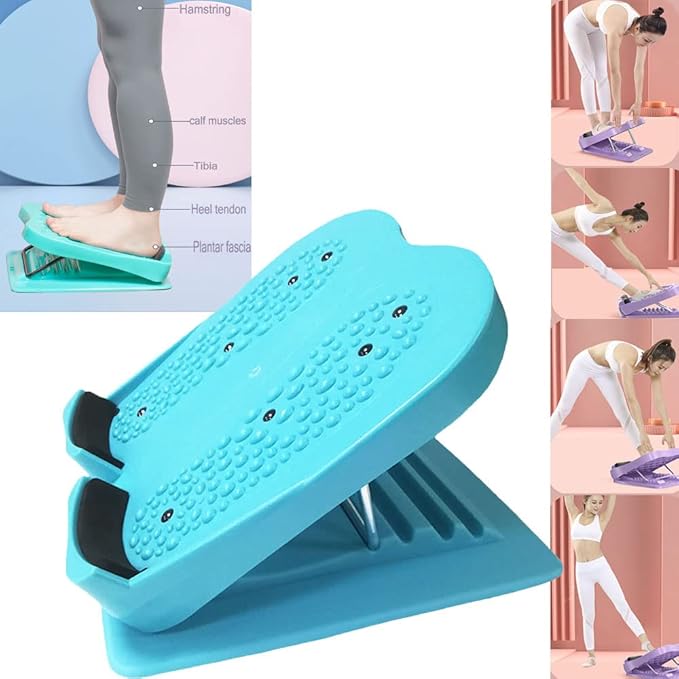 Slant Board, Incline Board for Calf Stretching, 4 Levels Adjustable Stretch Board for Feet and Ankle, Inclined Pedal, Leg Stretcher Standing Fitness Leg Equipment