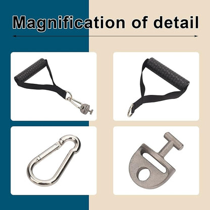 Heavy Duty Exercise Handles for Gym Cable Machine w/T Lock Adapter for Tonal Accessories, Tonal Gym Machine Accessories