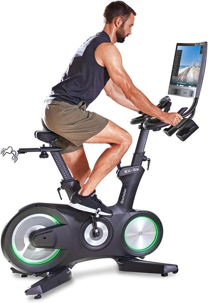 Echelon Fitness - Exercise Bike - Smart Connect Workout Bike - Magnetic Resistance Mechanism - Stationary Bikes with Speed Monitor & Adjustable Seat - Indoor Bike - Bluetooth Connectivity -136 KG