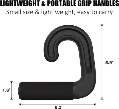 Neutral Grip Handle Attachment, Grip Handle Attachments for Pull-up Bars, Resistance Bands, Barbells, Fitness Equipment, Gym Equipment