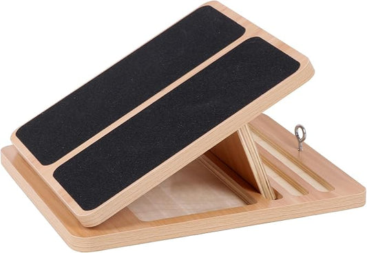 Professional Slant Board, Calf Stretcher, Adjustable Wooden Incline Board, Slant Board for Calf, Ankle, and Foot Stretching