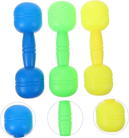 3 Pairs Children's Dumbbell Toys Dumbbells Dumbells Exercising Children Weights Kids Accessory School Children Weights Hand Weight Kids Weights Household Pvc Accessories Pupils