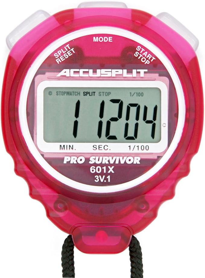 ACCUSPLIT Pro Survivor - A601X Stopwatch, Clock, Extra Large Display