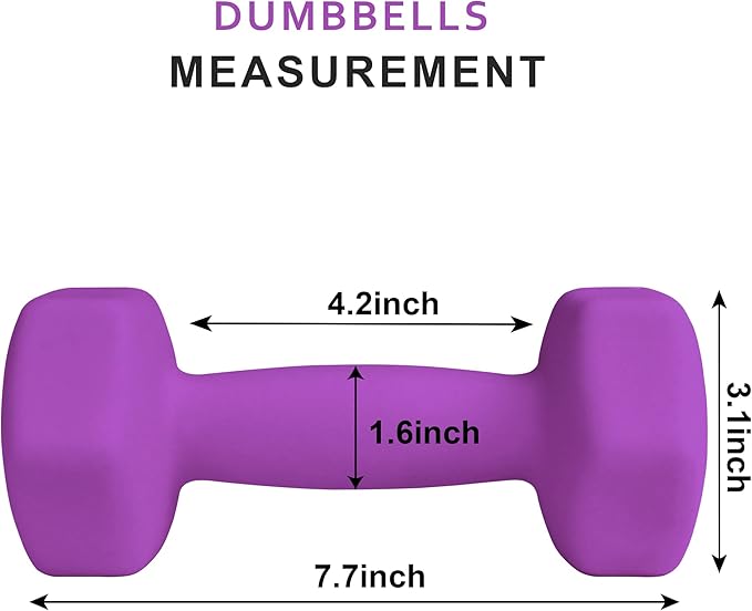 Balelinko Home Gym Equipment Workouts Strength Training Weight Loss Pilates Weights Yoga Sets Weights for Women, Men, Seniors and Youth