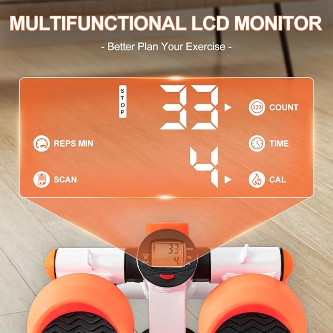 Mini Stepper with Resistance Band