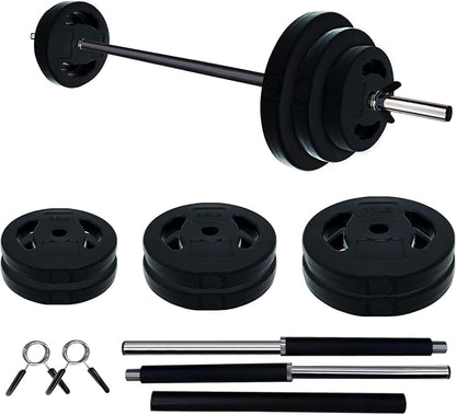 Adjustable Barbell Weight Set, Adjustable Free Weights for Home and Gym Workout