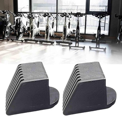 2 Pieces Fitness Equipment End Cap Gym Equipment Fitness Accessories Floor Protectors Replacement Workout Square End Cap