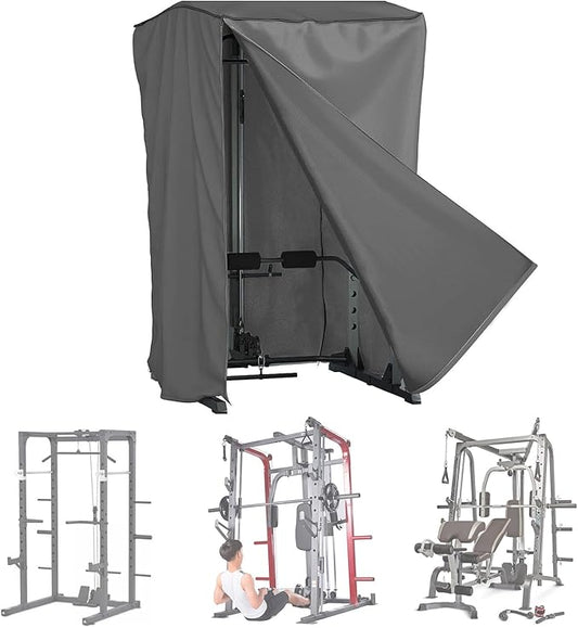 AKEfit Strength Training Cover - All-Weather Protective Cover for Squat Cages, Universal Fit for Indoor and Outdoor Use, 84in x 47in x 69in, Dustproof and Waterproof