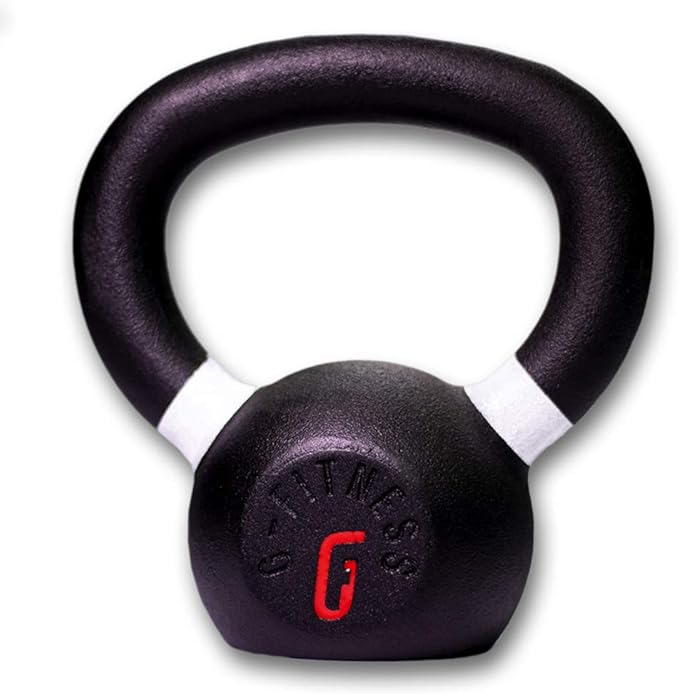 Gfitness Kettlebell Weights Comfortable Grip Wide Handle | Portable Weight Grip Travel Workout, Home Gym Equipment Tool | Multifunctional Weightlifting for Men & Women