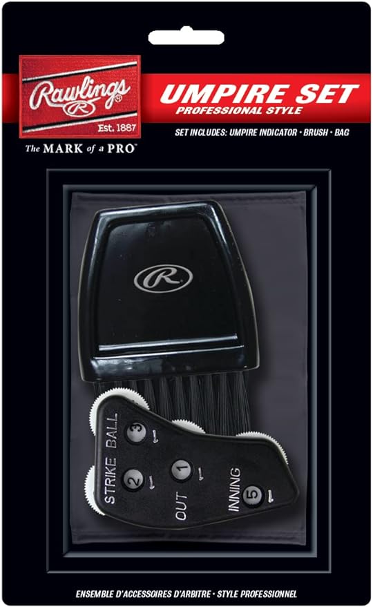 Rawlings | Umpire Accessories Set | Includes 4-Dial Indicator, Brush & Bag