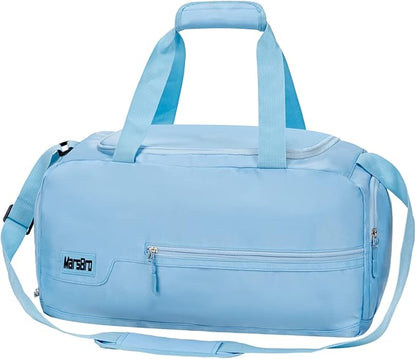 Water Resistant Sports Gym Travel Weekender Duffel Bag with Shoe Compartment