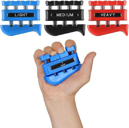 Finger Strengthener - Finger Exerciser for Forearm and Hand Strengthener - Hand Grip Workout Equipment for Musician, Rock Climbing and Therapy