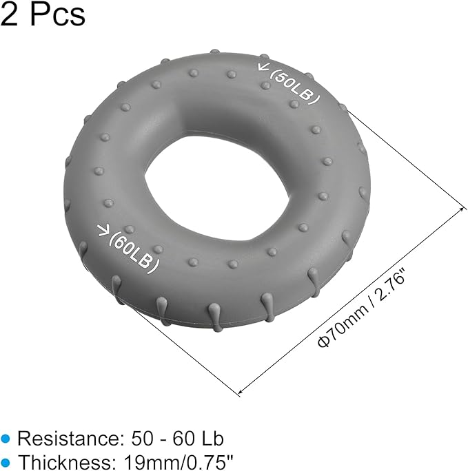uxcell Hand Grip Strengtheners, Grip Strength Training for Stress Relieve