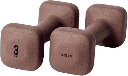 SafeGrip Dumbbells with Anti-Slip, Thick Handles and Flat, Sturdy Sides for Secure Workouts at Home, for Weightlifting, and Personal Training