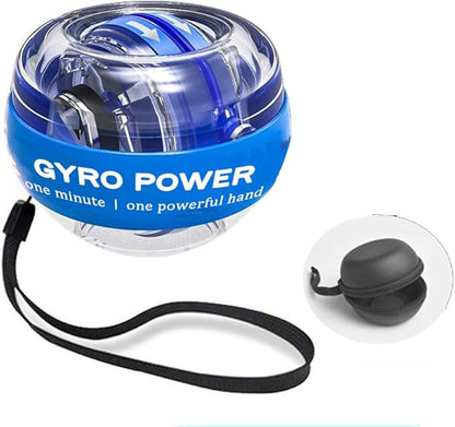 Auto Start Wrist Gyro Ball, Gyroscopic Wrist Booster and Forearm Exerciser for Bones and Muscles of The Arms Wrists with LED Lights.