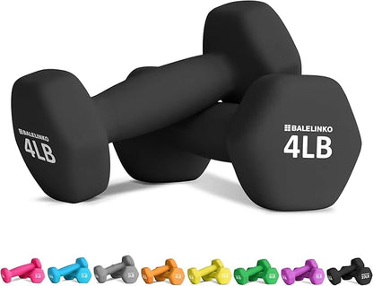 Balelinko Home Gym Equipment Workouts Strength Training Weight Loss Pilates Weights Yoga Sets Weights for Women, Men, Seniors and Youth