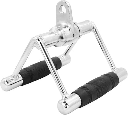 Luwint Ultra Heavy Duty Steel Cable Attachments, Cable Row Handle/Straight Bar