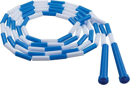 Champion Sports Classic Plastic Segmented Beaded Jump Ropes - Phys. Ed, Gym, Fitness and Recreational Use, In a Variety of Lengths for Kids to Adults