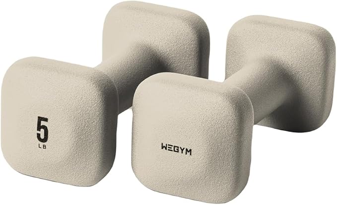 SafeGrip Dumbbells with Anti-Slip, Thick Handles and Flat, Sturdy Sides for Secure Workouts at Home, for Weightlifting, and Personal Training