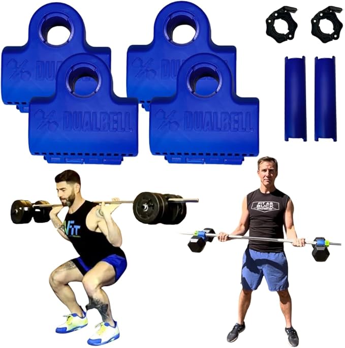 Dumbbell Barbell Converter - 1" Standard Bars, Up to 100lb Capacity - Dumbbell Converter Home Gym Equipment, Versatile Weight Lifting Set, Suitable for Men and Women