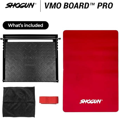 Shogun Slant Board for Squats - Premium Steel VMO Board for Calves Knees Toes & Ankles - Improve Posture with Stretching - Standing Slant Board - Adjustable Fitness Equipment - Calf Stretcher Workout