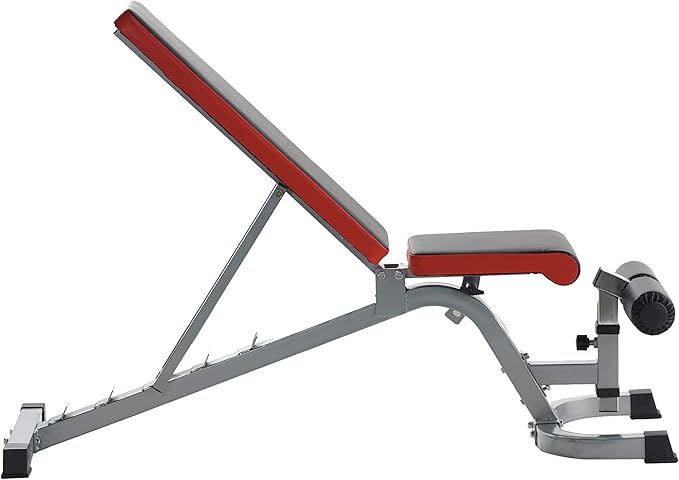 BalanceFrom Heavy Duty Adjustable and Foldable Utility Weight Bench for Upright, Incline, Decline, and Flat Exercise