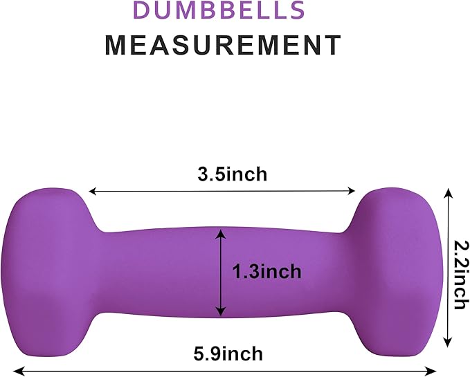 Balelinko Home Gym Equipment Workouts Strength Training Weight Loss Pilates Weights Yoga Sets Weights for Women, Men, Seniors and Youth