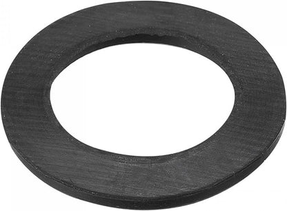 uxcell Dumbbell Washer, 5Pcs 25mm x 35mm x 3mm Flat Rubber Washers for Barbell Dumbbell Black