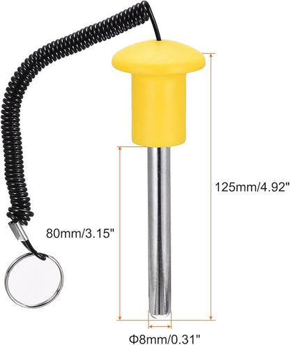 uxcell Weight Stack Pin with Pull Rope Magnetic Strength Training