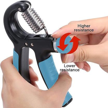 Grip Strength Trainer Forearm Strengthener Adjustable Gripper Hand Exercises 11-132 Lbs Hand Strengthening Devices For Gym Home And Workout Daily Portable Fitness Tool