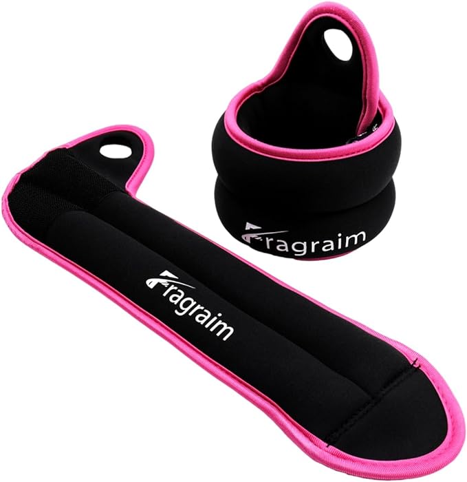 Fragraim Wrist Weights Sets for Women & Men with Thumb Loops Lock (Available in 0.5lb, 1lbs or 1.5lbs each), Great for Walking Running Weightlifting Training Gymnastic Aerobic Jogging Cardio Exercises