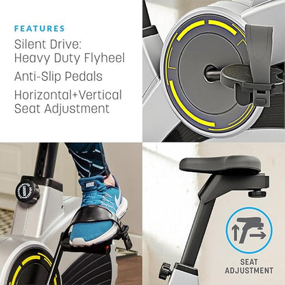 Bluefin Fitness TOUR 5.0 Exercise Bike Home Gym Equipment & Exercise Machine,Bluetooth & App, Ultimate Fat Loss, Get Fit at Home