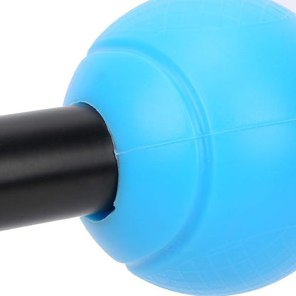 2Pcs Barbell Grips Round Thick Silicone Dumbbell Adapter Balls