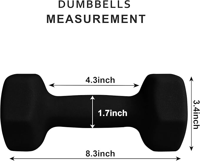 Balelinko Home Gym Equipment Workouts Strength Training Weight Loss Pilates Weights Yoga Sets Weights for Women, Men, Seniors and Youth