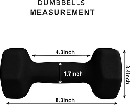 Balelinko Home Gym Equipment Workouts Strength Training Weight Loss Pilates Weights Yoga Sets Weights for Women, Men, Seniors and Youth