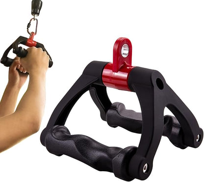 Cable Machine Handles Attachment, Heavy Duty Exercise Handles Resistance Bands Exercise Hand Grips for Yoga, Cable Machine Pulleys, Pull Down Gym Workout Replacement Fitness Equipment