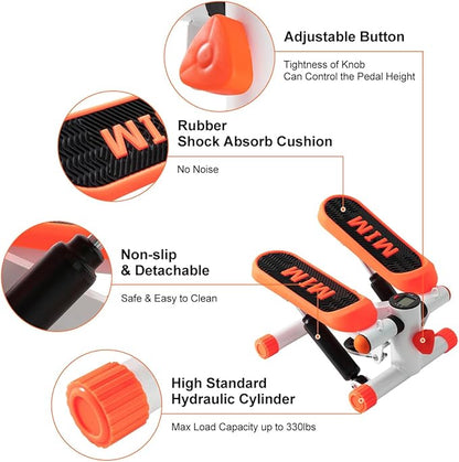 Mini Stepper with Resistance Band