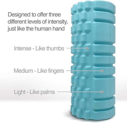 Premium Foam Roller – Versatile High-Density Muscle & Back Roller for Deep Tissue Massage, Physical Therapy, and Yoga