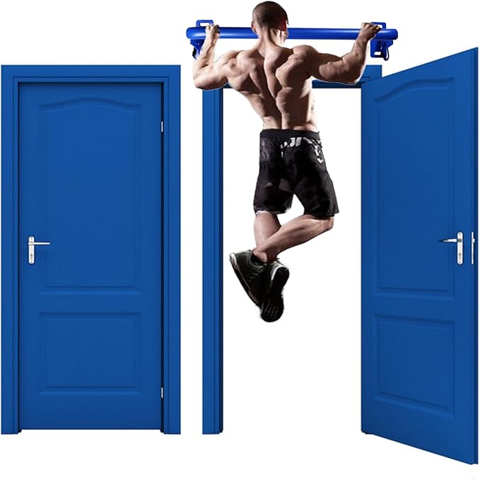 Pull-Up Bars.Door pull-up bar . Diameter 1.3 inches.Reinforced steel Max 520LBS upper body fitness workout bar. Door multi-grip. Home gym portable, versatile, indoor pull-up. Yoga on the door, swing on the door.Pull Up Bar for Doorway .