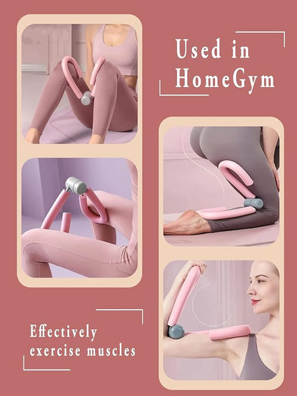 Pink Thigh Master Thigh Trimmer Thin Body/Thigh Toner & Butt, Leg, Arm Toner/Leg Exerciser Home Gym Equipment Best for Slimming Training Thin Thigh