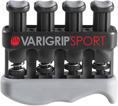 VariGrip Sport (VGSP), Adjustable Resistance, Medium, Heavy Finger, Hand Exerciser, Grip Strengthener, Extra-Wide Base, Padded fingertips, Callus Builder