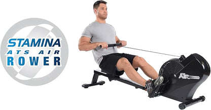 Stamina ATS Air Rower Machine with Smart Workout 250 lbs